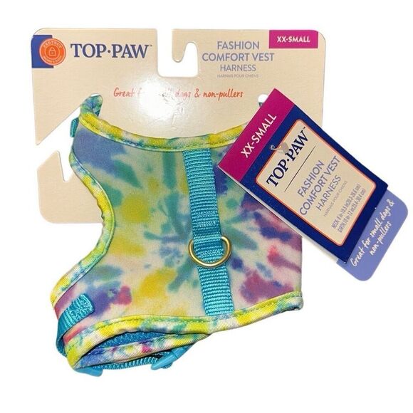 Top Paw Tie-Dye Comfort Fashion Harness/Vest (XXS) - Picture 4 of 6
